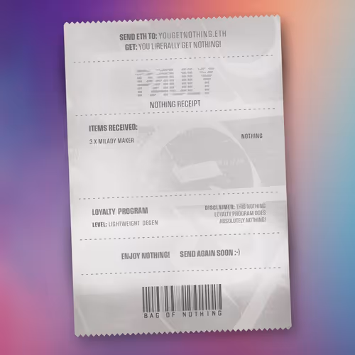 Nothingreceipts