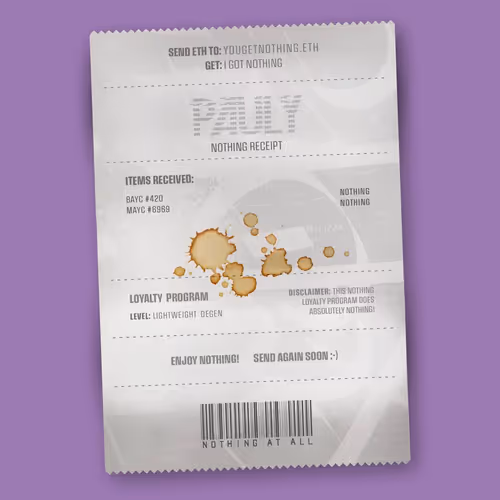 Nothingreceipts