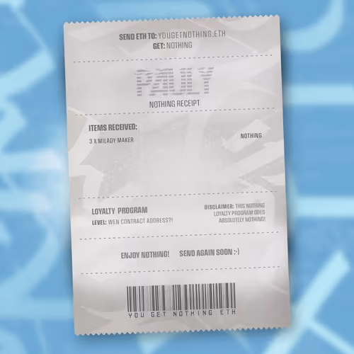 Nothingreceipts