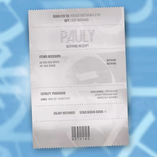 Nothingreceipts