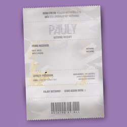 NOTHING Receipt #6806