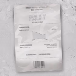NOTHING Receipt #3222