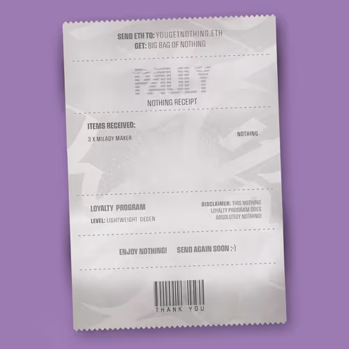 Nothingreceipts