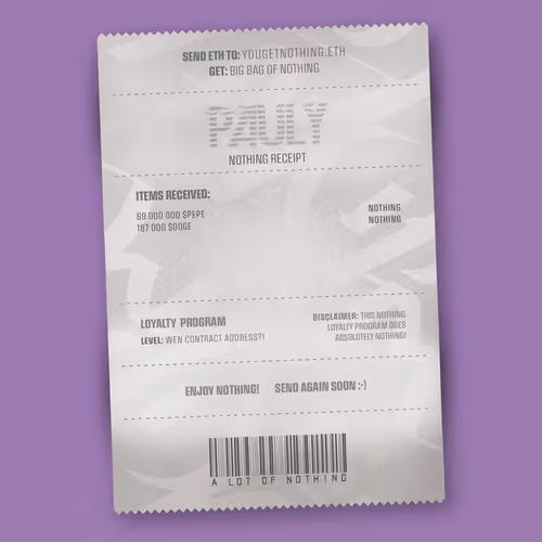Nothingreceipts