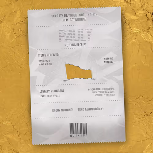 Nothingreceipts