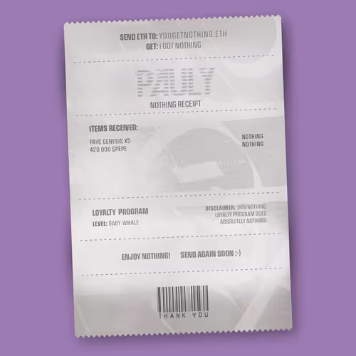 Nothingreceipts