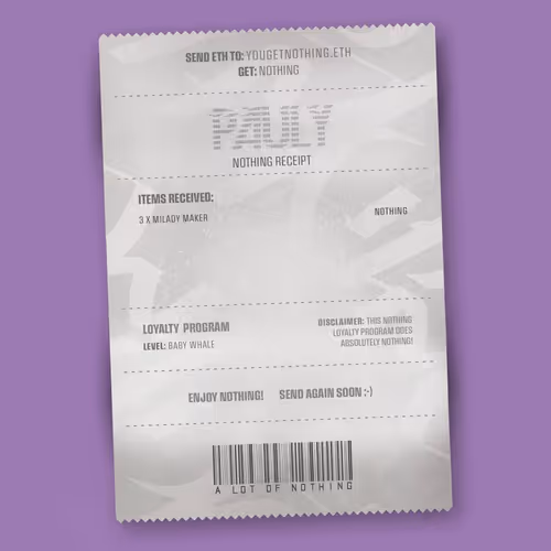 Nothingreceipts