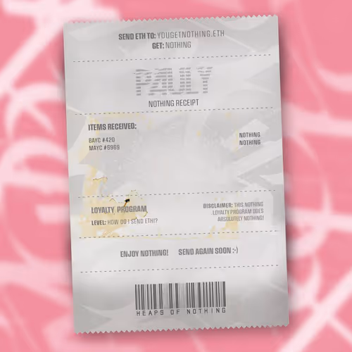 Nothingreceipts