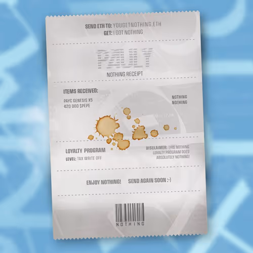 Nothingreceipts