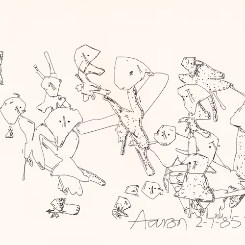 Harold Cohen, AARON at Tsukuba (Claim Deed Token)