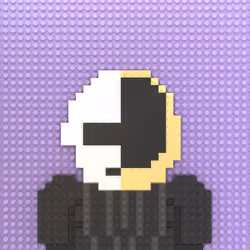 Pixel Brick Daft Punk