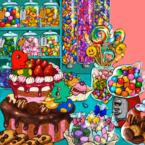 Chibikko-saurus Candy Shop