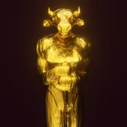 Oscar Cow // Burak Weird Art