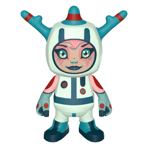 Space Girl #1455/4130