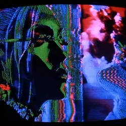 she leaned into the static and the static whispered something almost human back #1