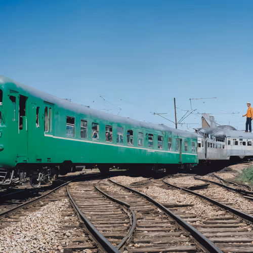 Man On Train