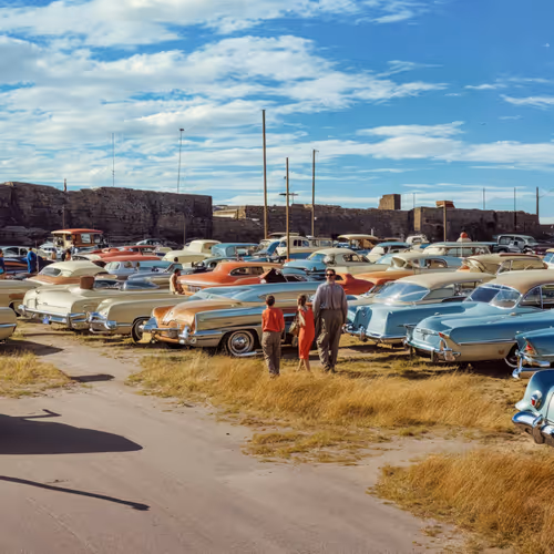 Castle Parking Lot