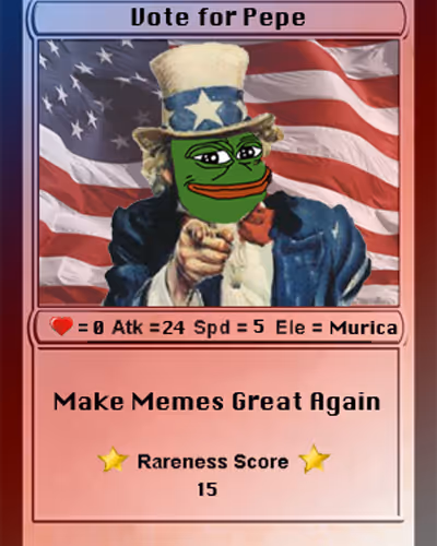 VOTEFORPEPE Card 10