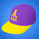 Purple Atari Cap