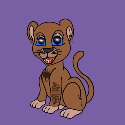 Sneaky Cheetah Club #2414