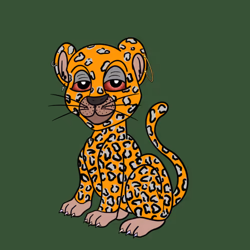 Sneaky Cheetah Club #1234