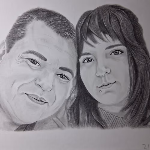 Raúl y su hija