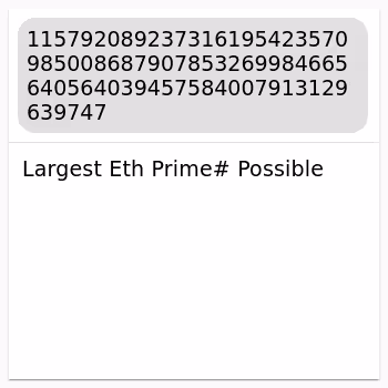 Item #115792089237316195423570985008687907853269984665640564039457584007913129639747 Media