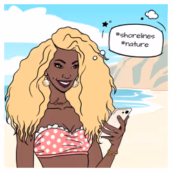 GirlVibes Beach #8867