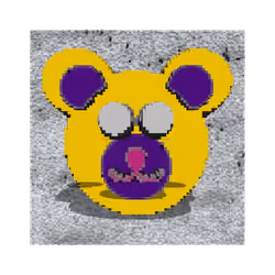 Digital Bear Face #2