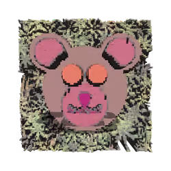 Digital Bear Face #4