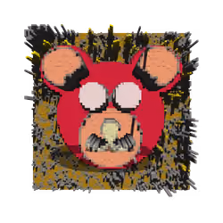 Digital Bear Face #3