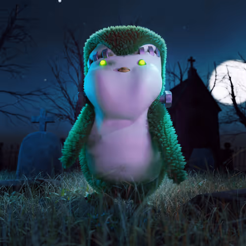 Pudgy Halloween
