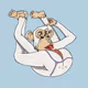 LADY APE YOGA CLUB #7708