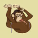 LADY APE YOGA CLUB #6118