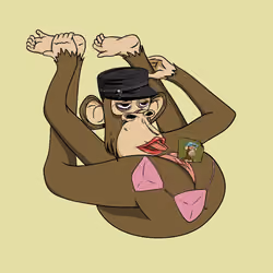 LADY APE YOGA CLUB #7108