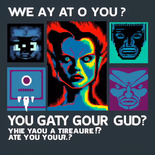 Pixel Game Posters