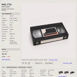 ITEM #194, VHS-77X