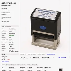 ITEM #223, ORG-STAMP-01