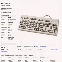 ITEM #95, KB-2000U