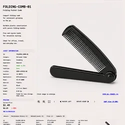 ITEM #262, FOLDING-COMB-01