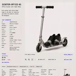 ITEM #298, SCOOTER-OFFICE-01