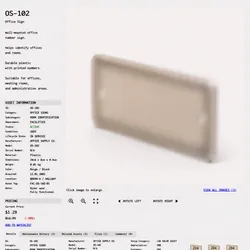 ITEM #201, OS-102