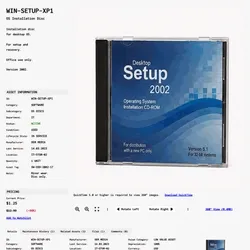 ITEM #204, WIN-SETUP-XP1