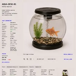 ITEM #228, AQUA-DESK-01
