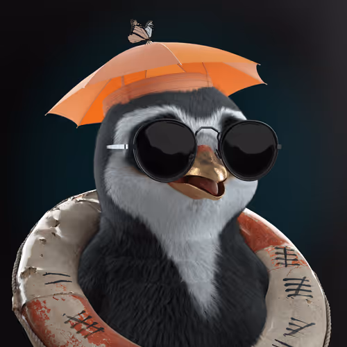 Chillin Penguin #2161
