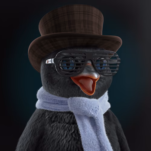 Chillin Penguin #3058