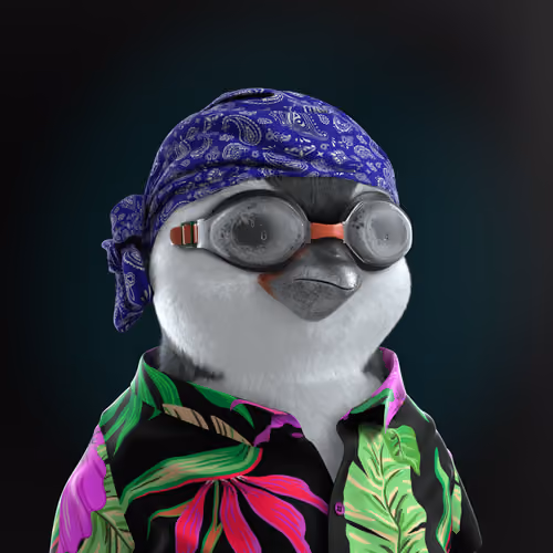 Chillin Penguin #3443