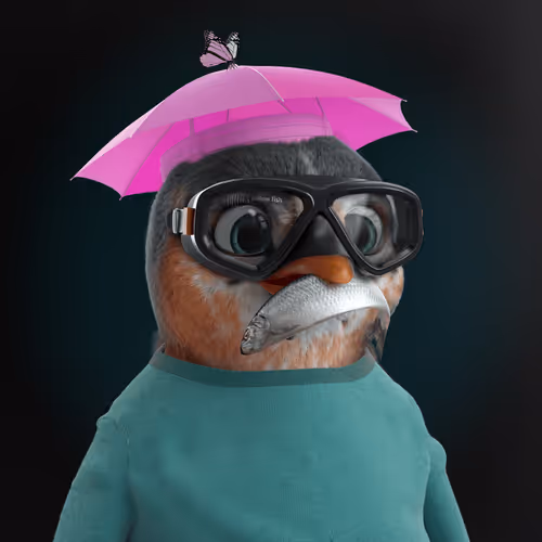 Chillin Penguin #3548