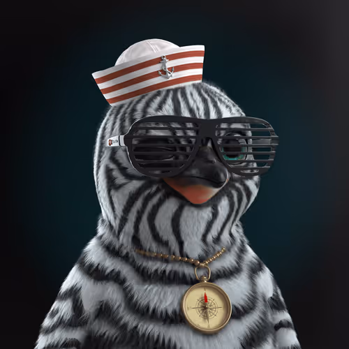 Chillin Penguin #3562