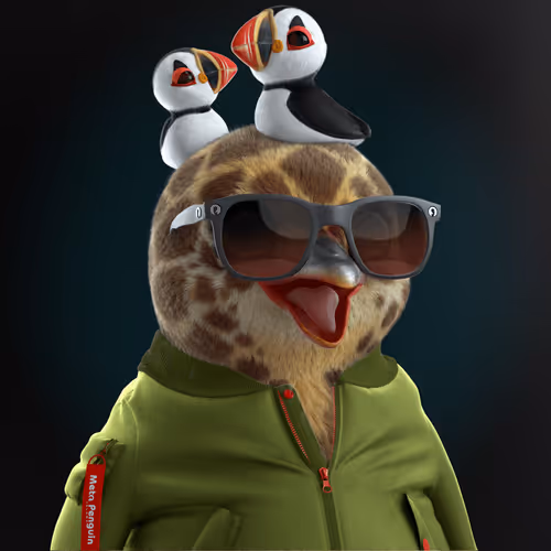 Chillin Penguin #3580